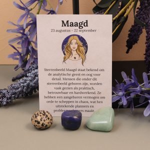 Maagd sterrebeeld set