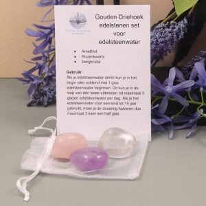 Gouden driehoek edelsteenwater