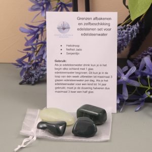 Grenzen afbakenen edelsteenwater